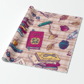 Boekenpatroon Cadeaupapier (Uitgerold)