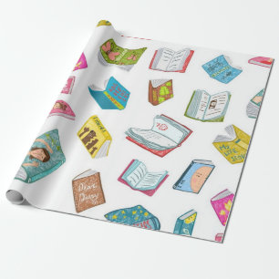 Boekenpatroon Cadeaupapier