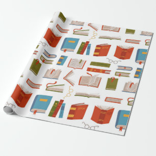 Boekenpatroon Cadeaupapier