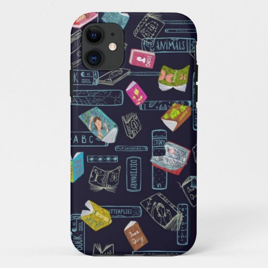 Boekenpatroon Case-Mate iPhone Case (Achterkant)