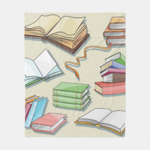 Boekenpatroon Fleece Deken