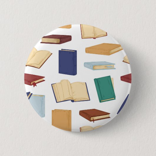 Boekenpatroon Ronde Button 5,7 Cm (Voorkant)