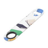 Boekenpatroon Speed Flessenopener (Voorkant Gekanteld)