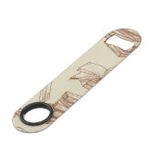 Boekenpatroon Speed Flessenopener (Voorkant Gekanteld)