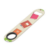 Boekenpatroon Speed Flessenopener (Voorkant Gekanteld)