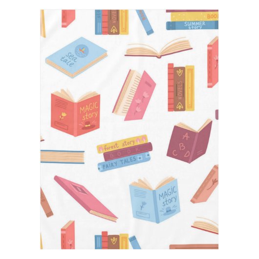 Boekenpatroon Tafelkleed (Voorkant)