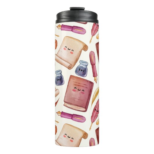 Boekenpatroon Thermosbeker (Voorkant)