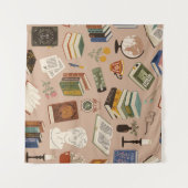 Boekenpatroon Wandkleed (Voorkant (horizontaal))