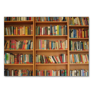 Boekenplank achtergrond kaart