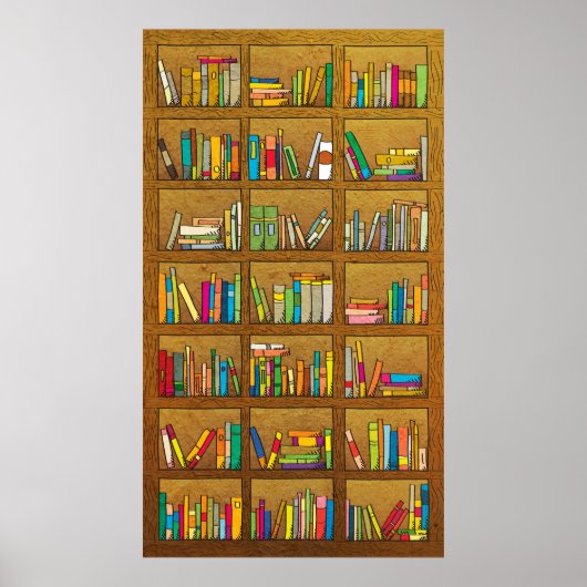 boekenplank poster (Voorkant)