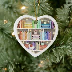 Boekenplanken Mini Boekenplank Regenboog Boeken 2D Keramisch Ornament