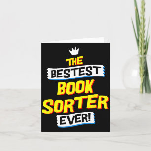 Boekensorteerder, Grappige Beroepsbezigheid Kaart
