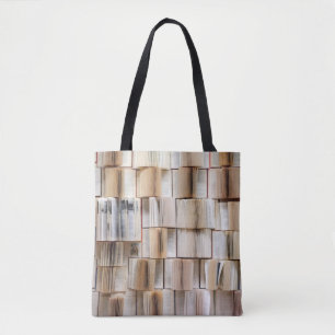 Boekenwandboeken wanddecoratie draagtas
