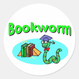 Boekenworm Stickers