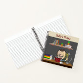 Boekenwurm Buddy Notitieboek - Schattig Cadeau voo (Binnen)