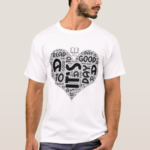 Boekenwurm Cadeau Schattig Lezer Hartvorm Woord T-shirt