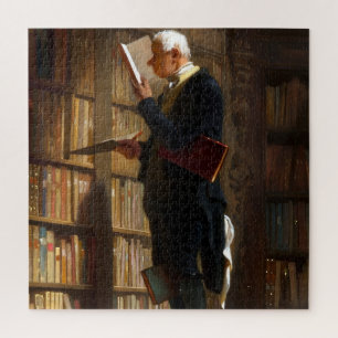 Boekenwurm Carl Spitzweg Art Legpuzzel