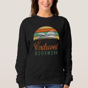 Boekenwurm Extravert - Leuk Boek Lezen 4 Trui