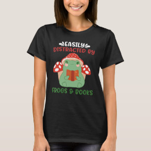 Boekenwurm Levensstijl Gemakkelijk Afgeleid Door K T-shirt