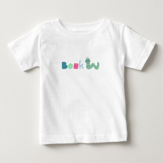 "Boekenwurm" Peuter T-shirt (Voorkant)