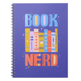 Boekenwurm Spiraal Notebook met Geïllustreerde Boe Notitieboek