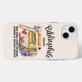 Boekenwurm's genot Case-Mate iPhone case (Achterkant (horizontaal))