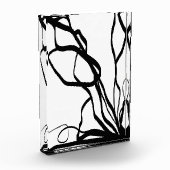 Boeket Blanc: Abstract Wit & Zwart Fotoblokken (Links)