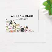 Boeket Bloemen Bruiloft Favor Kaart (Bureau)