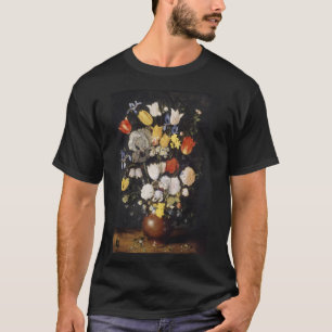 Boeket bloemen in een aardewerken vaas (1610) t-shirt