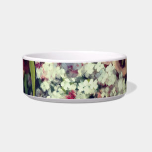 boeket bloemen in een vaas voerbakje