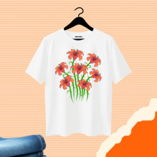Boeket bloemen t-shirt