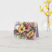 Boeket Kaart (Gele Bloem)