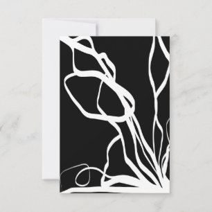 Boeket Noir: Abstract Zwart & Wit