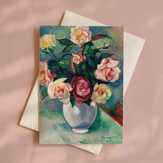 Boeket Rozen | Henri Manguin Kaart