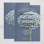 Boeket van bloemen bruiloft kaart (Voorkant / Achterkant)