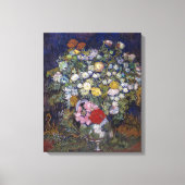 Boeket van bloemen in een vaas | Van Gogh | Canvas Afdruk (Voorkant)