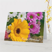 Boeket van bloemen kaart (Gele Bloem)