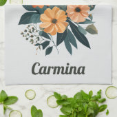 Boeket van Herfstbloemen Theedoek (Gevouwen)