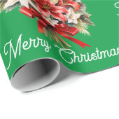 Boeket van Kerstlelies Aangepaste naam Cadeaupapier (Rol Hoek)