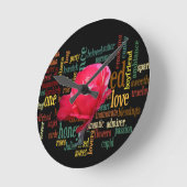 Boeket van liefde: een oprechte uitdrukking ronde klok (Hoek)