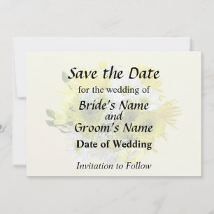 Boeket van Madeliefjes, Chrysanten en Fluwelen Blo Save The Date