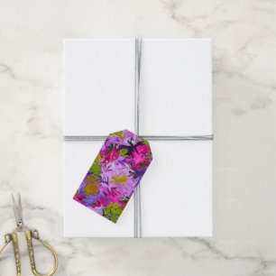 Boeket van Ontwerp van de Kunst van Kleuren het Cadeaulabel