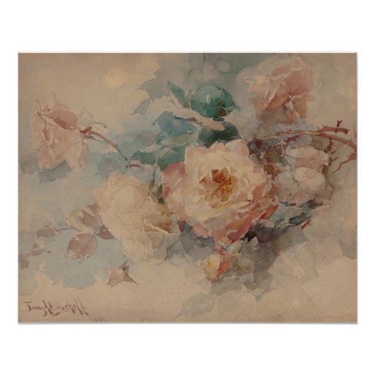 Boeket van Rozen - Franz Bischoff Perfect Poster (Voorkant)