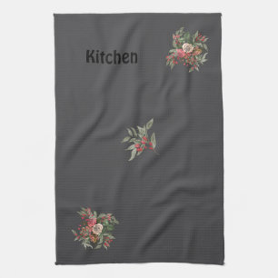 Boeket van rozen Keukenhanddoeken