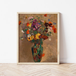 Boeket van Wildflowers   Odilon Redon-Briefkaart Poster