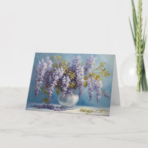 Boeket Wisteria Bloemen Kaart