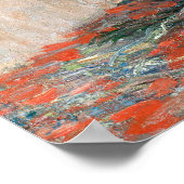 Boeket Zonnebloemen van Claude Monet Classic Poster (Hoek)