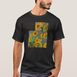 Boeket zonnebloemen van Claude Monet Frankrijk 188 T-shirt