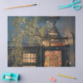 Boekhandel bij Nacht Decoupage Tissuepapier (Craft)