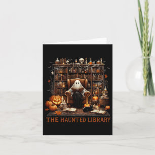 Boekhandel Halloween Spooky Bookish Haunted Kaart